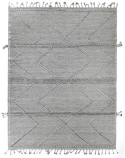 Moroccan Wool Rug — Gray 10' x 13'11