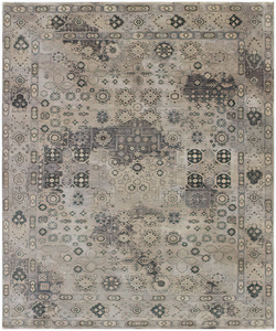 Transitional Brown and Tan Area Rug