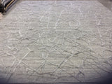 Contemporary Grey High Low Area Rug