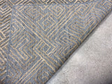 Charcoal High Low Geometric Design Rug