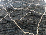 Dark Blue Moroccan Inspired Area Rug