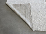 Lush Cream Wool Area Rug