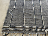 Blue and Grey Rustic Area Rug