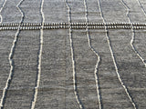 Blue and Grey Rustic Area Rug
