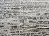 Charcoal and Ivory Squares Area Rug