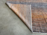 Orange and Grey Area Rug