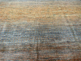 Orange and Grey Area Rug