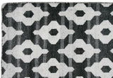 Slate and Ivory Pattern Rug