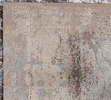 Transitional Blue, Brown and Beige Rug