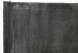 Charcoal High Low Wool Area Rug