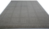 Windowpanes Cut and Loop Tibetan Design Rug