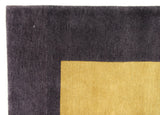 Color Block Tibetan Design Area Rug