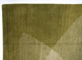 Shades of Green Contemporary Rug