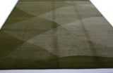 Shades of Green Contemporary Rug