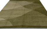 Shades of Green Contemporary Rug