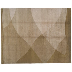 Shades of Green Contemporary Rug