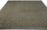 Green High Low Diamonds Area Rug