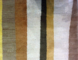 Modern Stripe Tibetan Design Area Rug