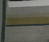 Earth Tones Tibetan Design Stripe Rug