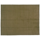 Green, Gold and Beige Stripe Wool Area Rug