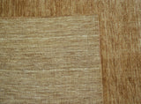 Medium Brown Wool Area Rug