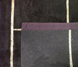 Chocolate Brick Wool and Silk Rug