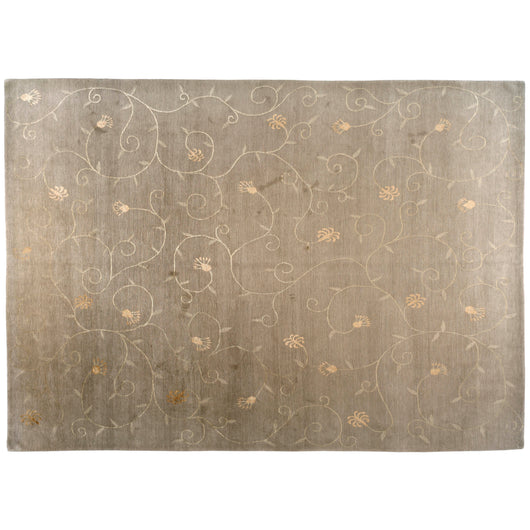 Floral Tibetan Style Area Rug