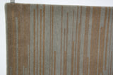 Ochre and Grey Contemporary Stripe Area Rug