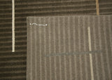 Crossed Lines Tibetan Design Wool Area Rug
