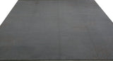 Floral Doodle Grey Wool and Silk Area Rug