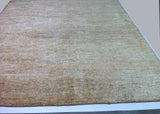 Brown and Cream Hemp Area Rug