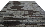 Brown Cobblestones Area Rug