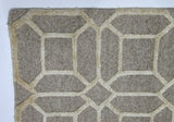 Beige Octagons Pattern Rug