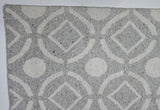 Gray and Ivory Pattern Rug