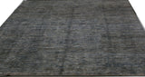 Blue and Brown Jute Area Rug
