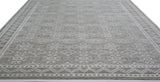 Transitional Grey Wool Area Rug