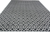 Charcoal and Ivory Pattern Rug