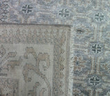 Grey and Ivory Transitional Wool Area Rug