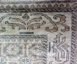 Grey and Ivory Transitional Wool Area Rug