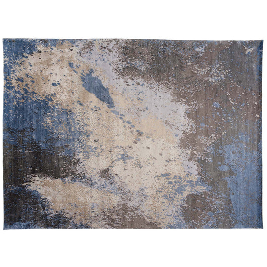 Abstract Sea Splash Rug