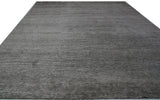 Slate and Silver Loop and Cut Area Rug