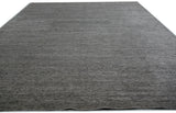 Slate and Silver Loop and Cut Area Rug