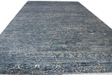Soft Melody Collection Blue Contemporary Rug