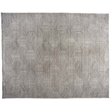 Gray Geometric Design Rug