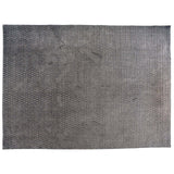 Cut and Loop Charcoal "Weave" Rug