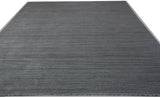 Denim Blue Stripe Area Rug