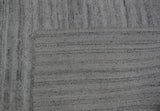 Grey High Low Contemporary Rug