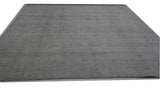 Grey High Low Contemporary Rug