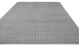 Grey High Low Contemporary Rug