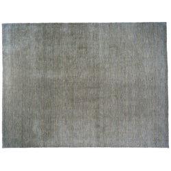 Stripes and Checks Area Rug in Steel and Grey